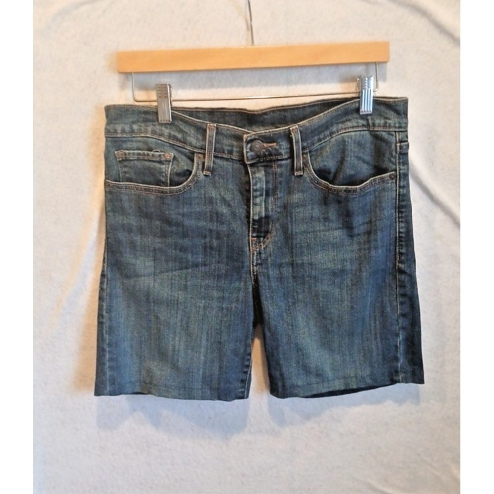 Levis Jean Shorts Womens 10 Cut Off Denim Jorts Frayed Hem Summer